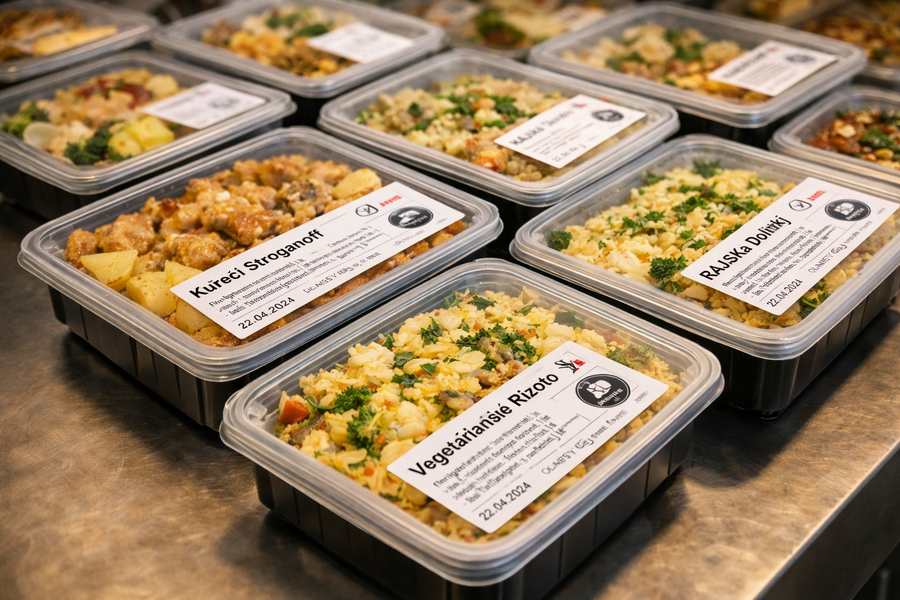 Označení kontejnerů – alergeny, složení