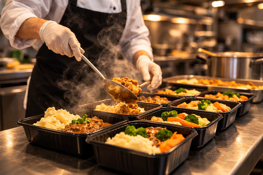 Porce a balení jídel